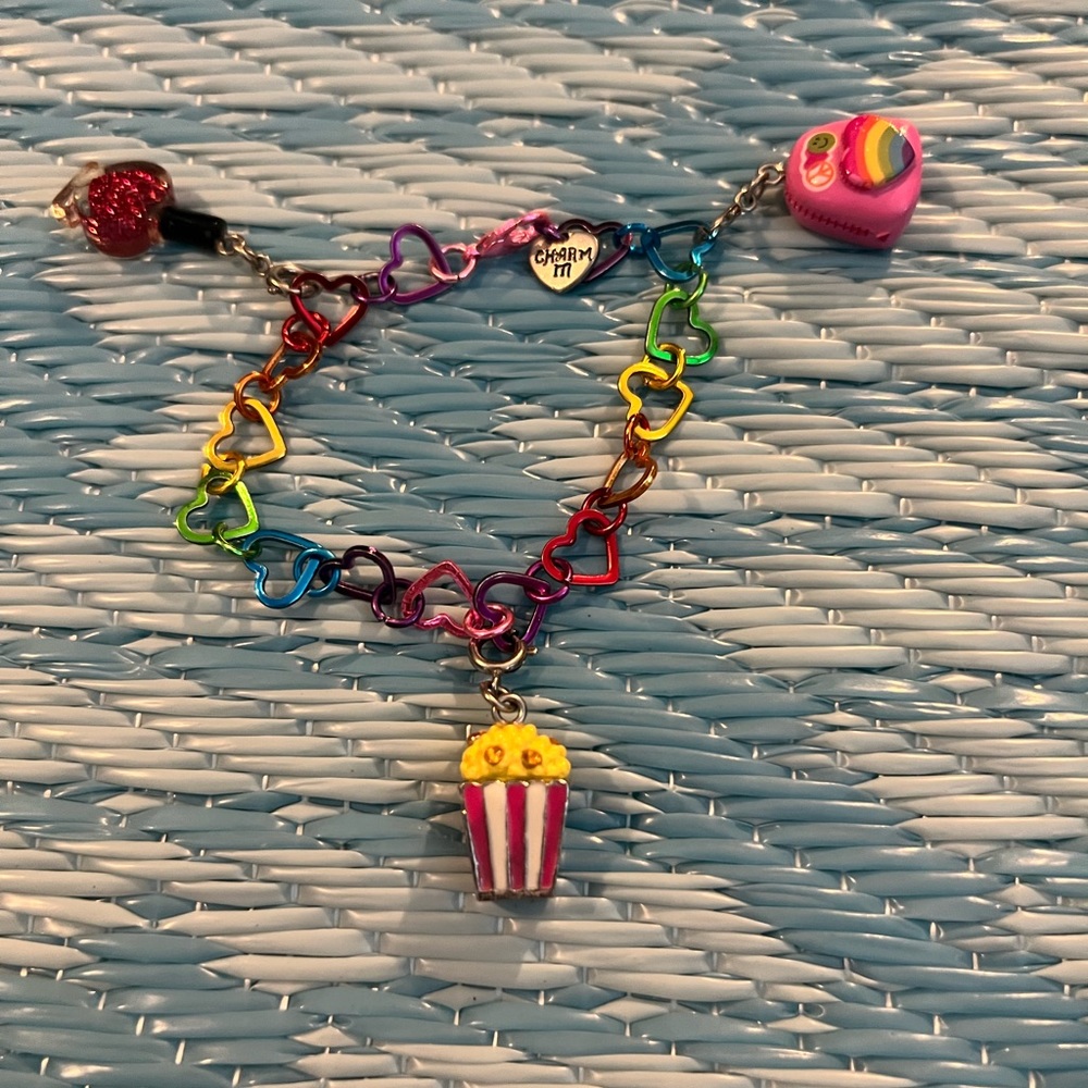 Rainbow charm bracelet